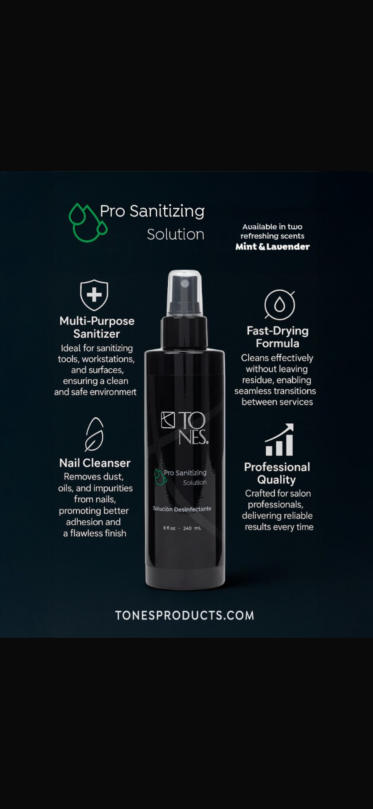 Pro sanitizing solution