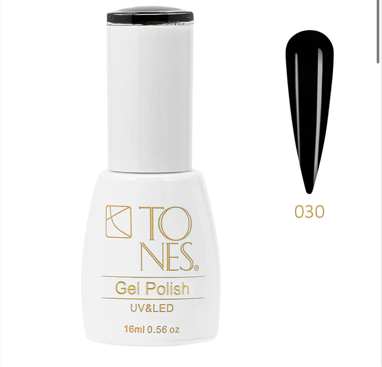 Gel polish 030 (black)