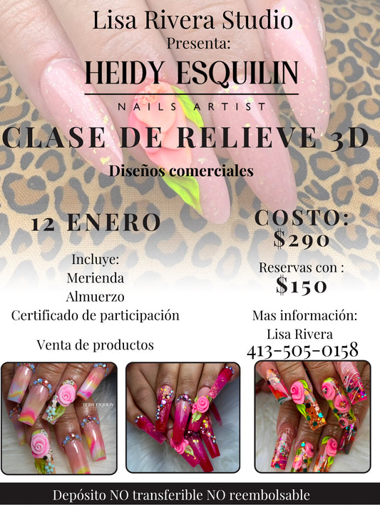 Clase de Relieve 3D con Heidy Esquilin